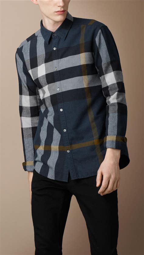 camisa burberry original precio|burberry flannel men's.